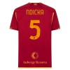 Officiële Voetbalshirt AS Roma Ndicka 5 Thuis 2023-24 - Heren